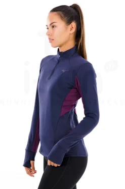 Femme Mizuno Manches Longues^Active Warmalite 1/2 Zip femme