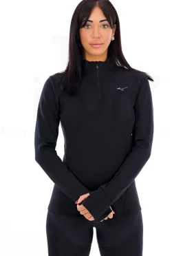 Femme Mizuno Manches Longues^Active Warmalite 1/2 Zip femme