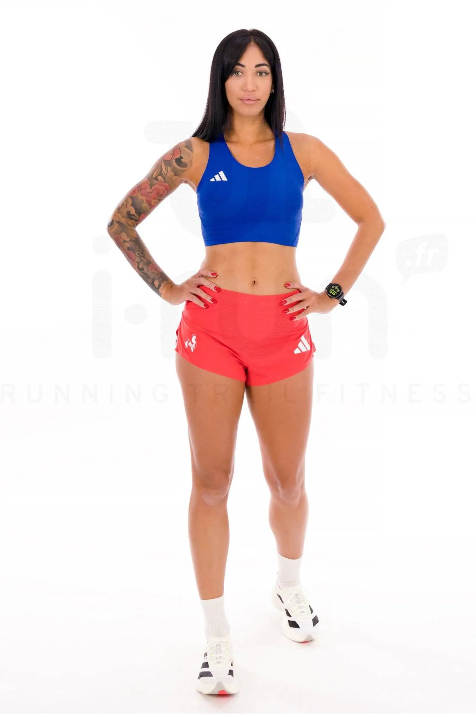 Femme adidas Collection Club^adizero Essentials Crop Top femme