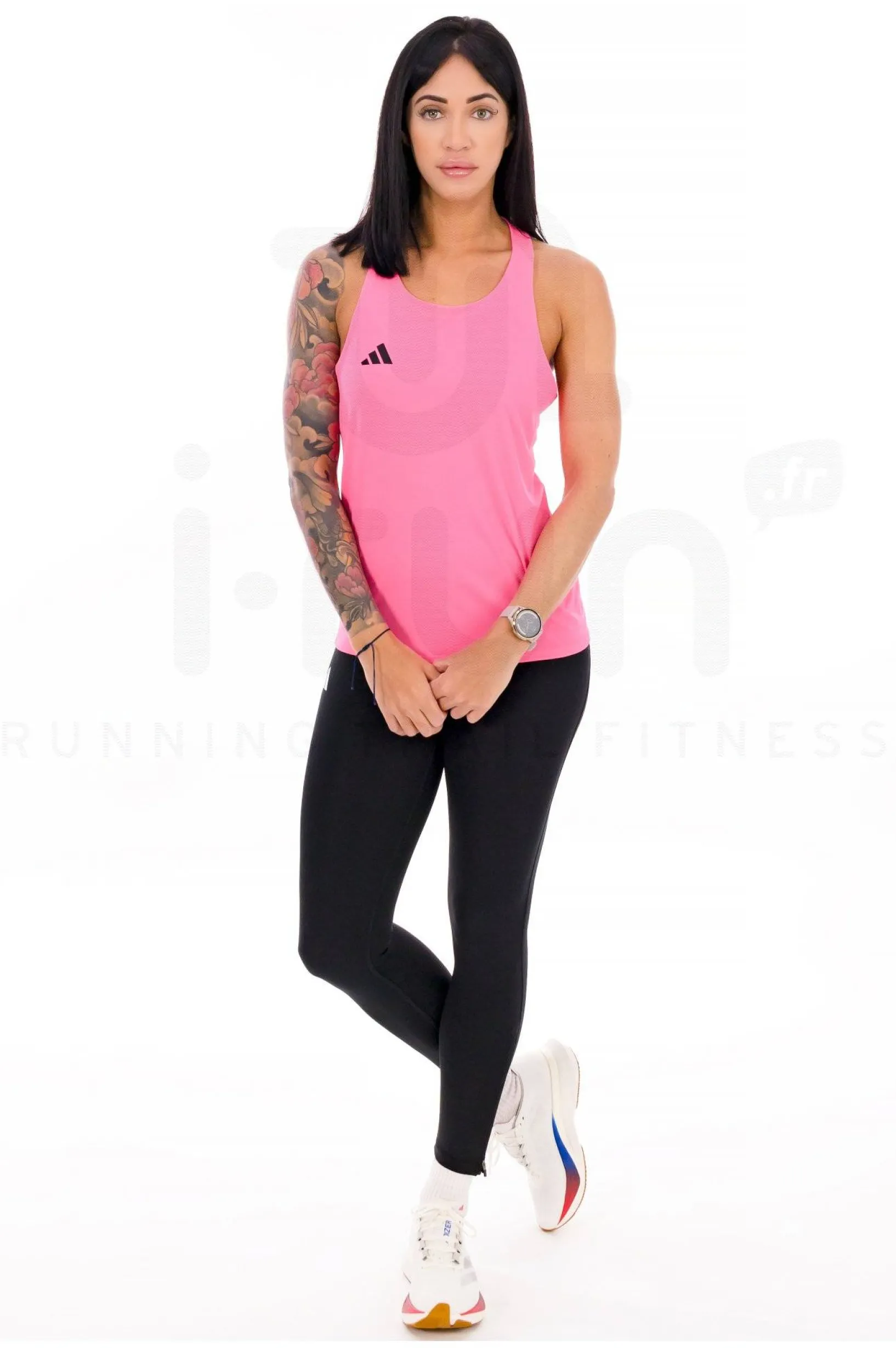 Femme adidas Collection Club^Adizero Essentials Long Tight femme