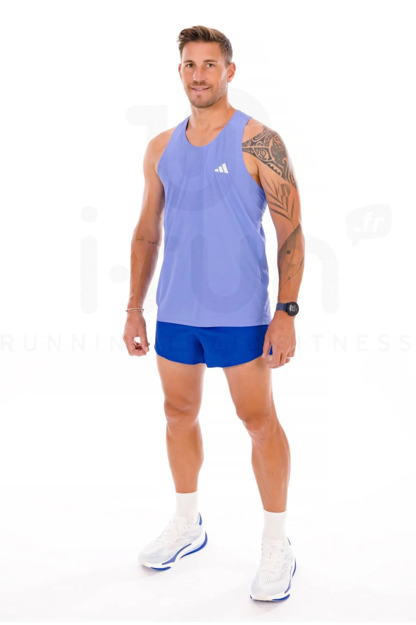 Homme adidas Collection Club^adizero Essentials Split Short