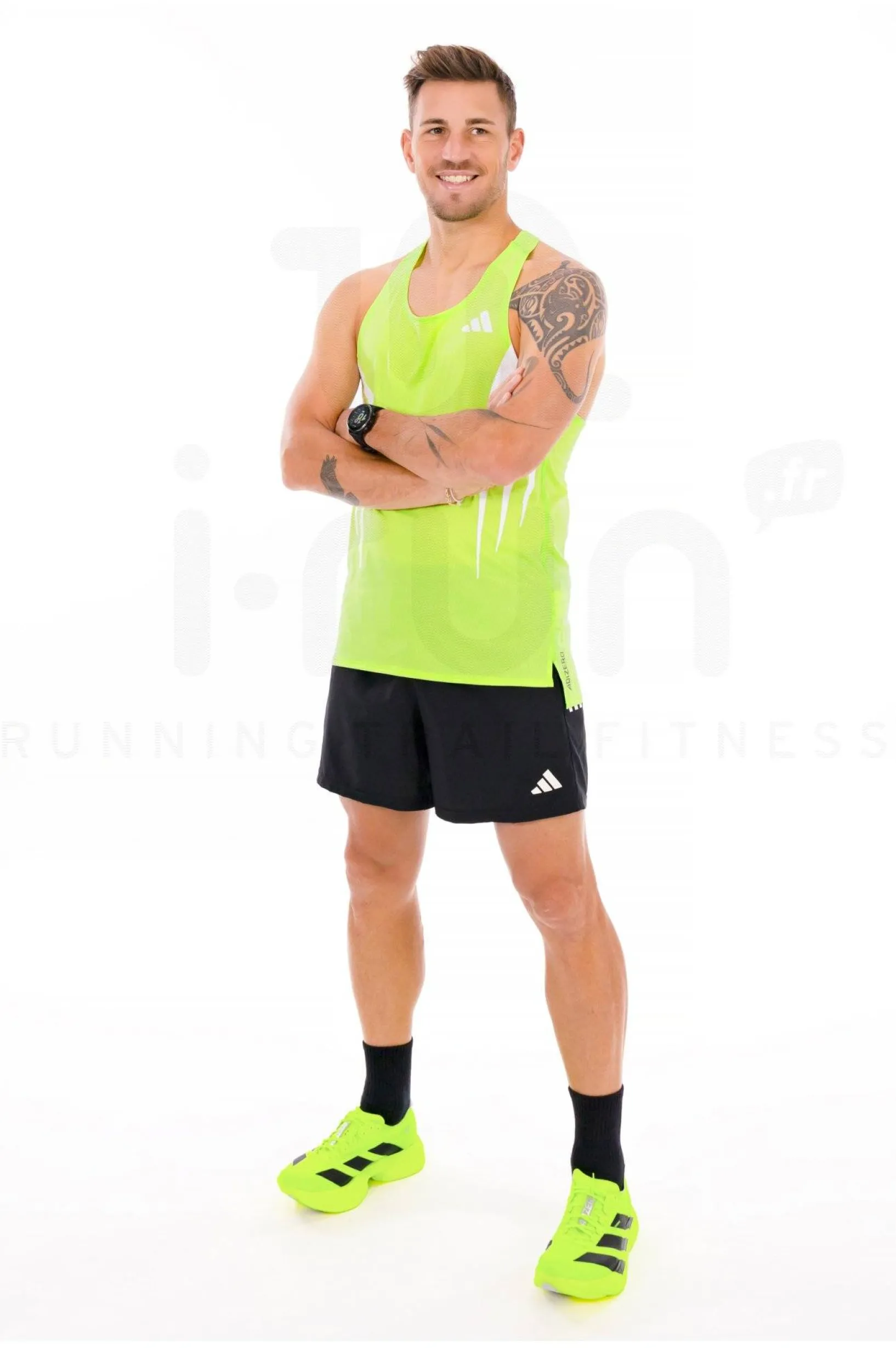 Homme adidas Débardeurs^adizero NYC Running