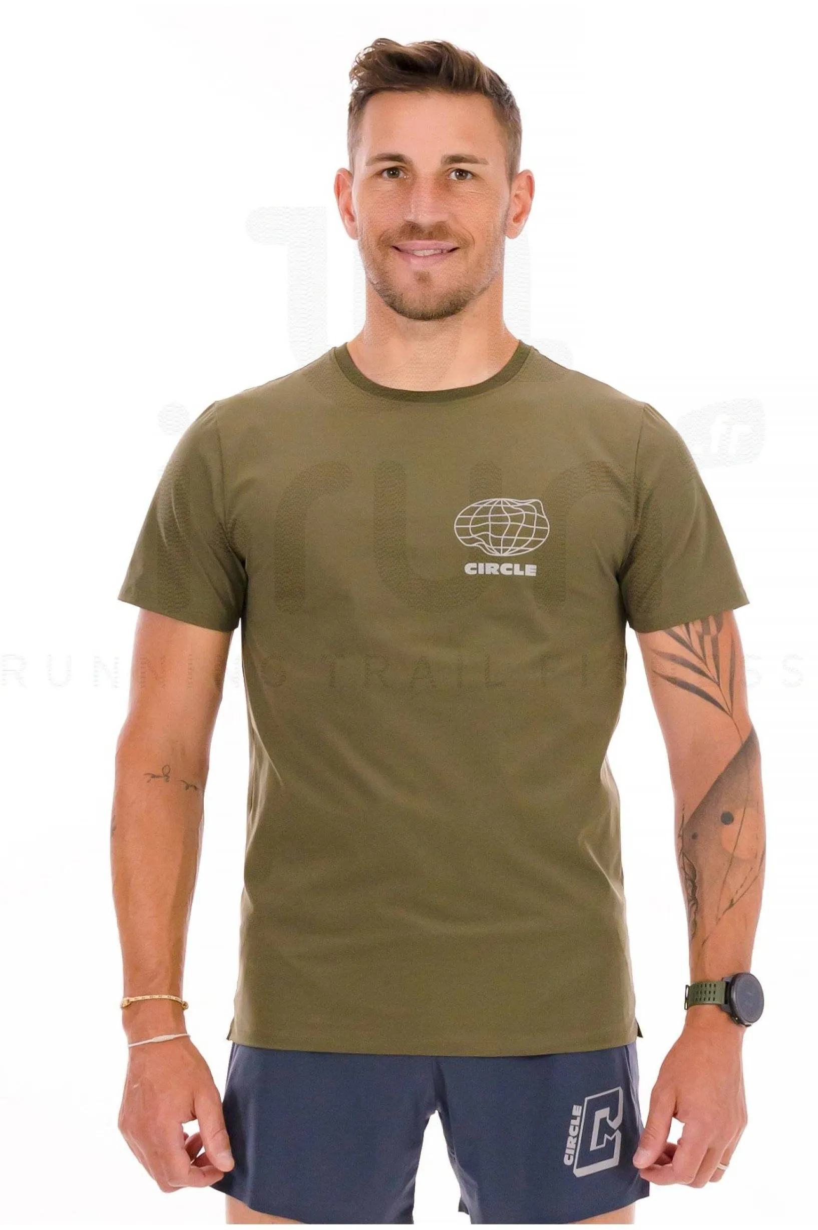Homme Circle Manches Courtes^Agility Run