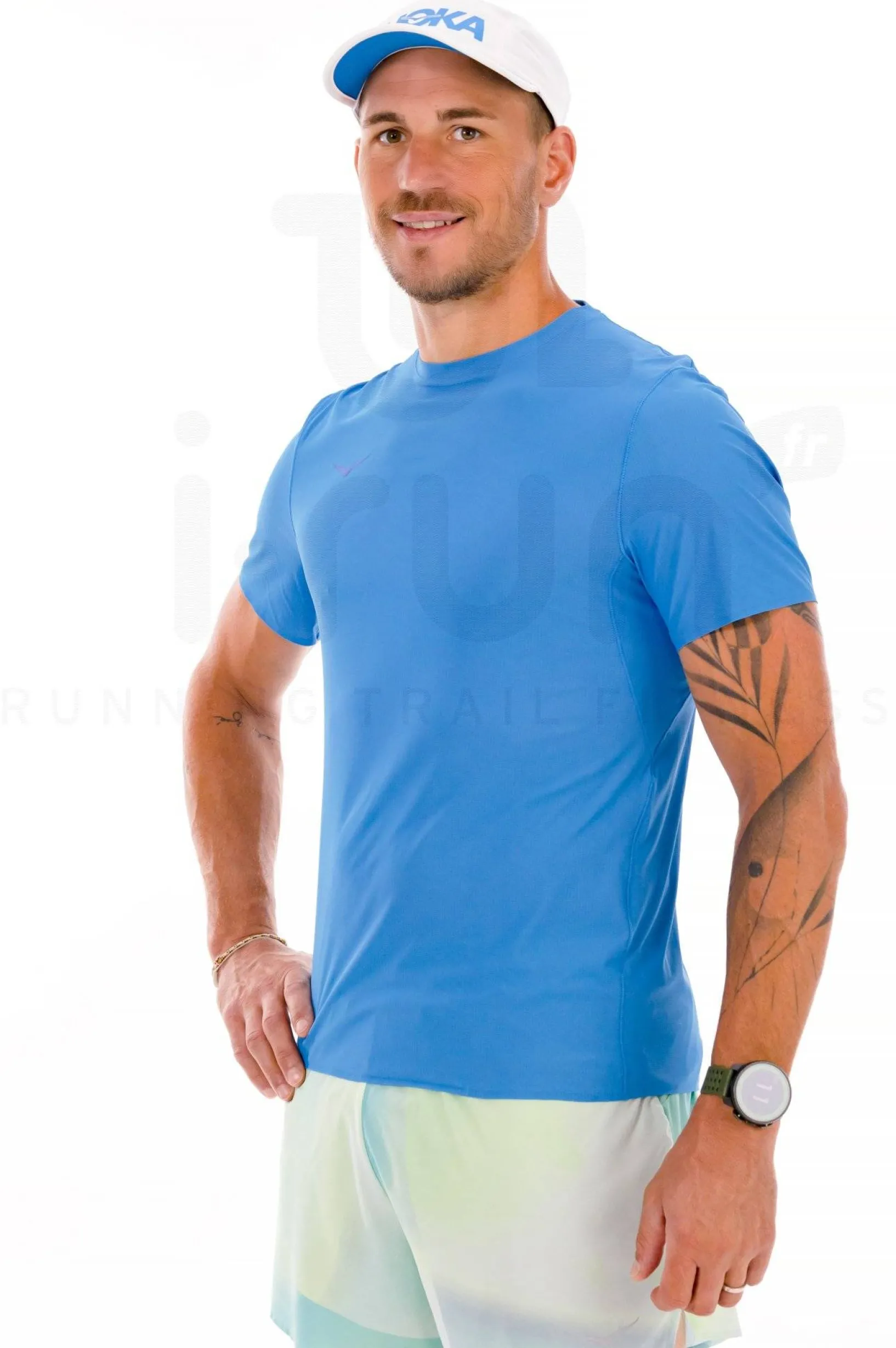 Homme Hoka One One Manches Courtes^Airolite 2.0