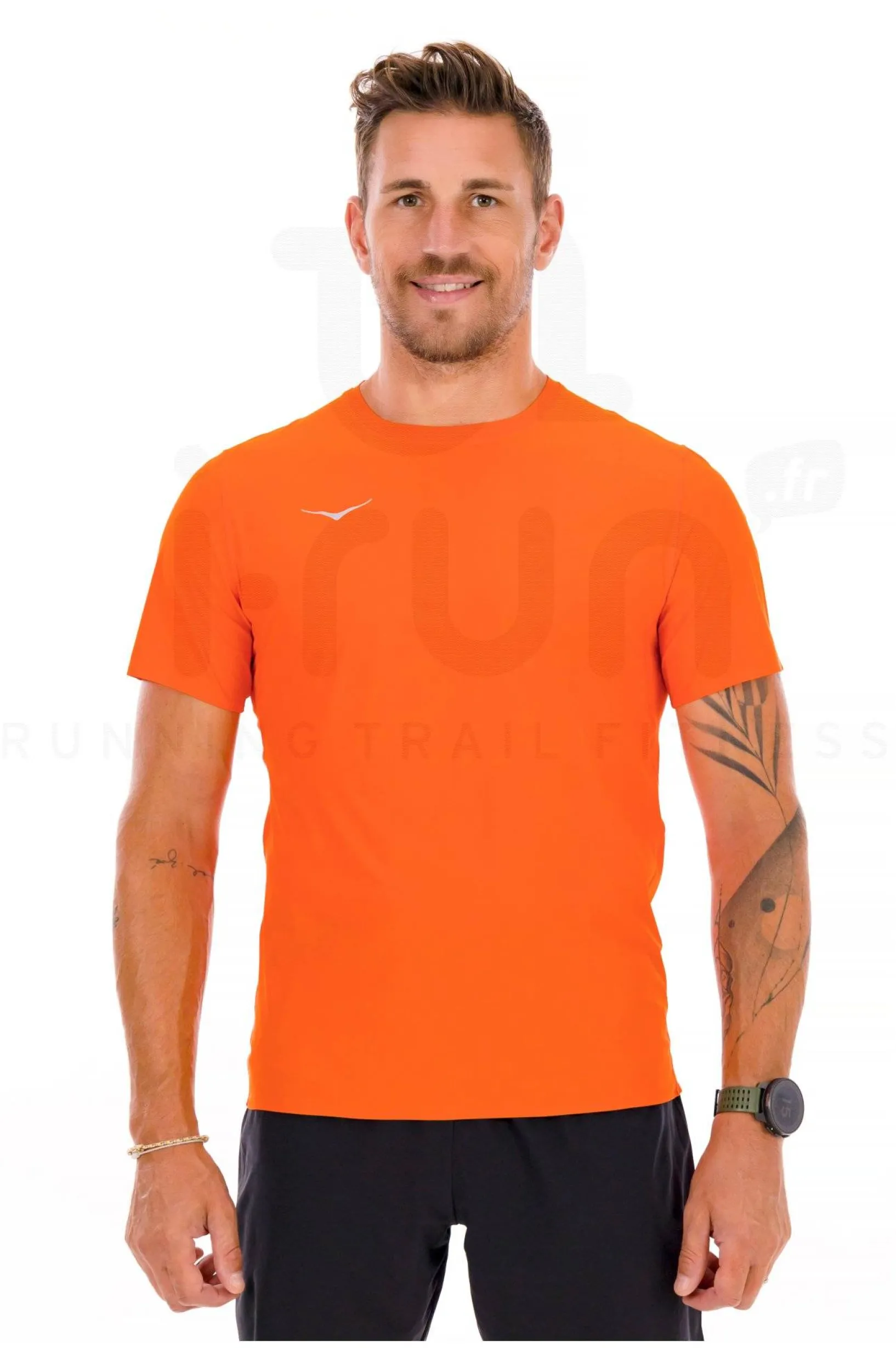 Homme Hoka One One Manches Courtes^Airolite 2.0