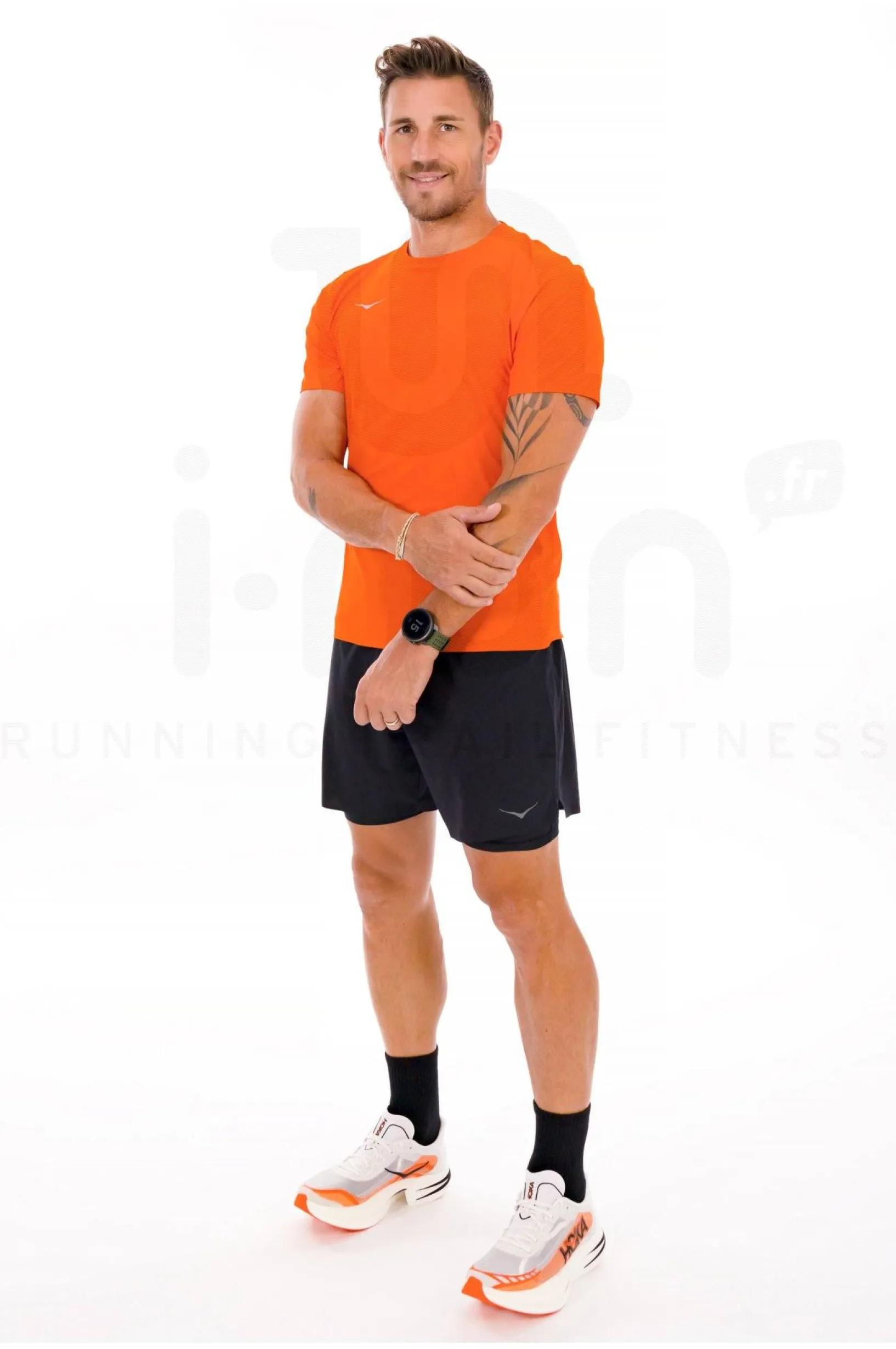 Homme Hoka One One Manches Courtes^Airolite 2.0