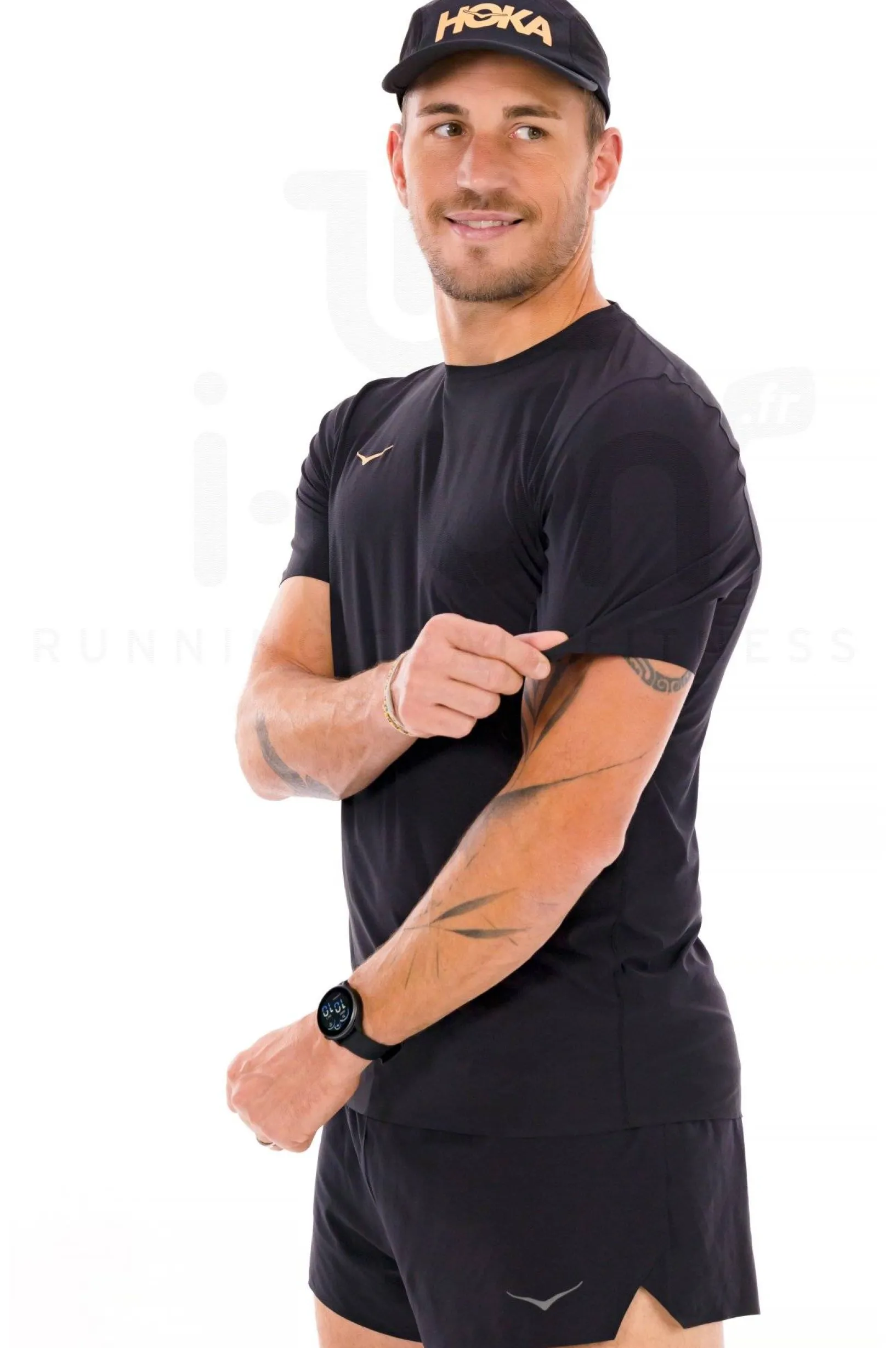 Homme Hoka One One Manches Courtes^Airolite 2.0