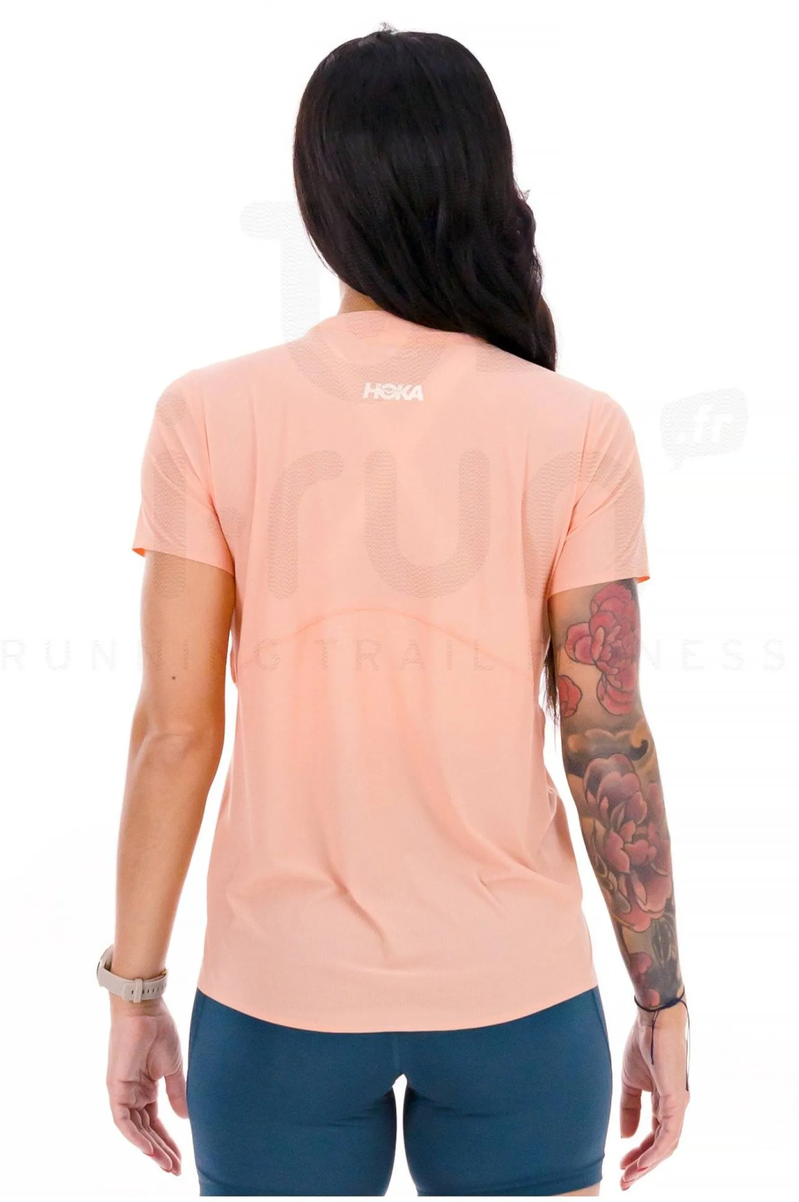 Femme Hoka One One Manches Courtes^Airolite Run femme