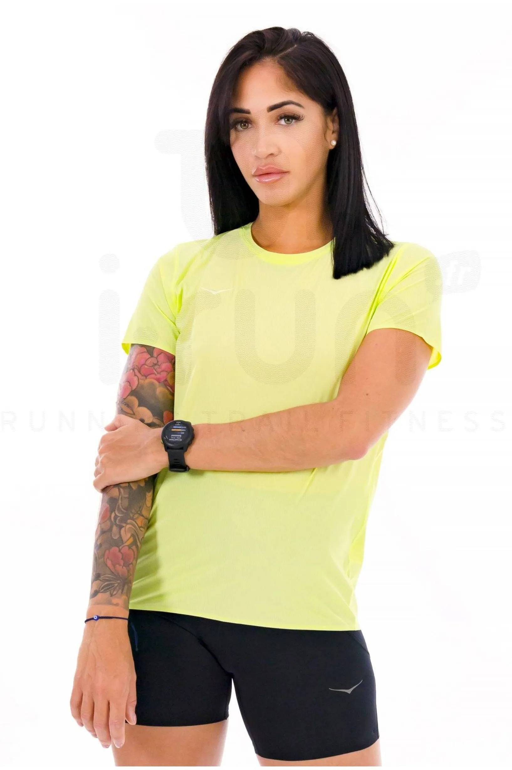 Femme Hoka One One Manches Courtes^Airolite Run femme