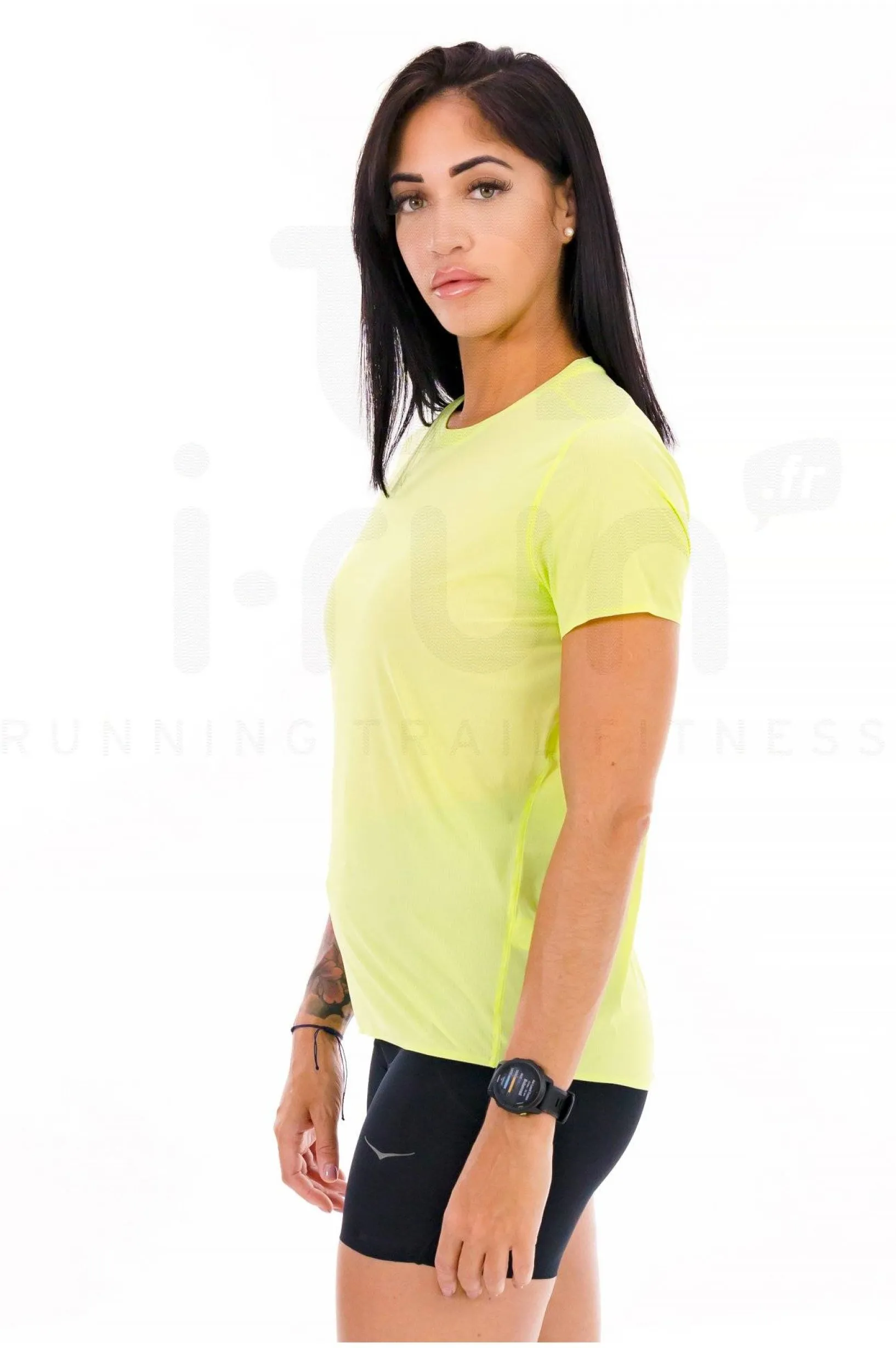 Femme Hoka One One Manches Courtes^Airolite Run femme