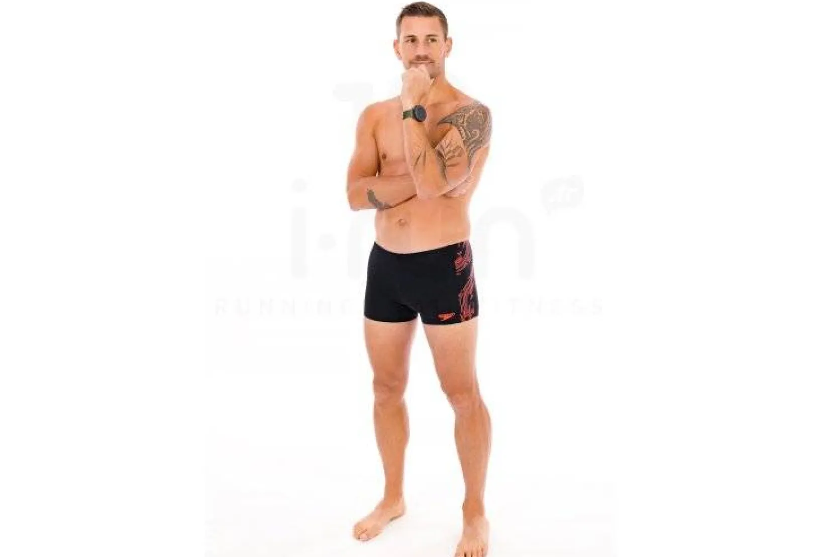 Homme Speedo Natation^Aquashort Tech Panel