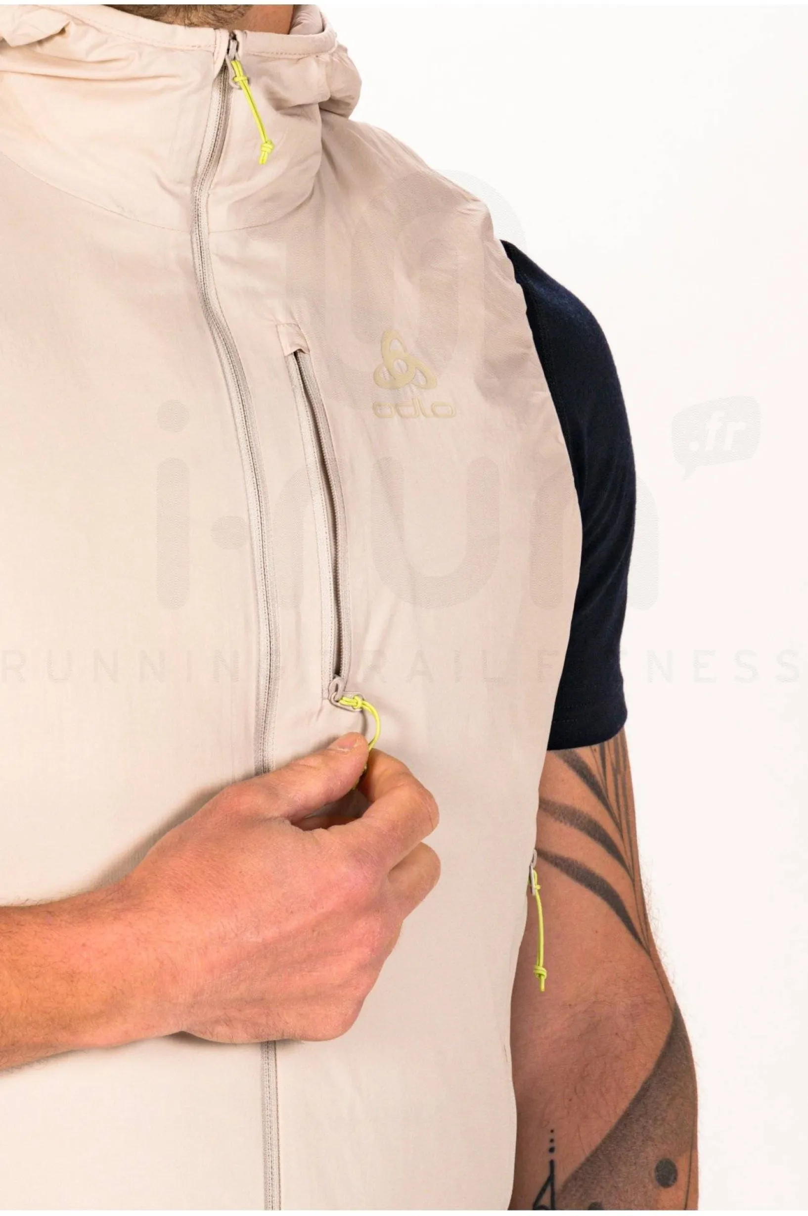 Homme Odlo Vestes & Coupe Vent^Ascent Hybrid M