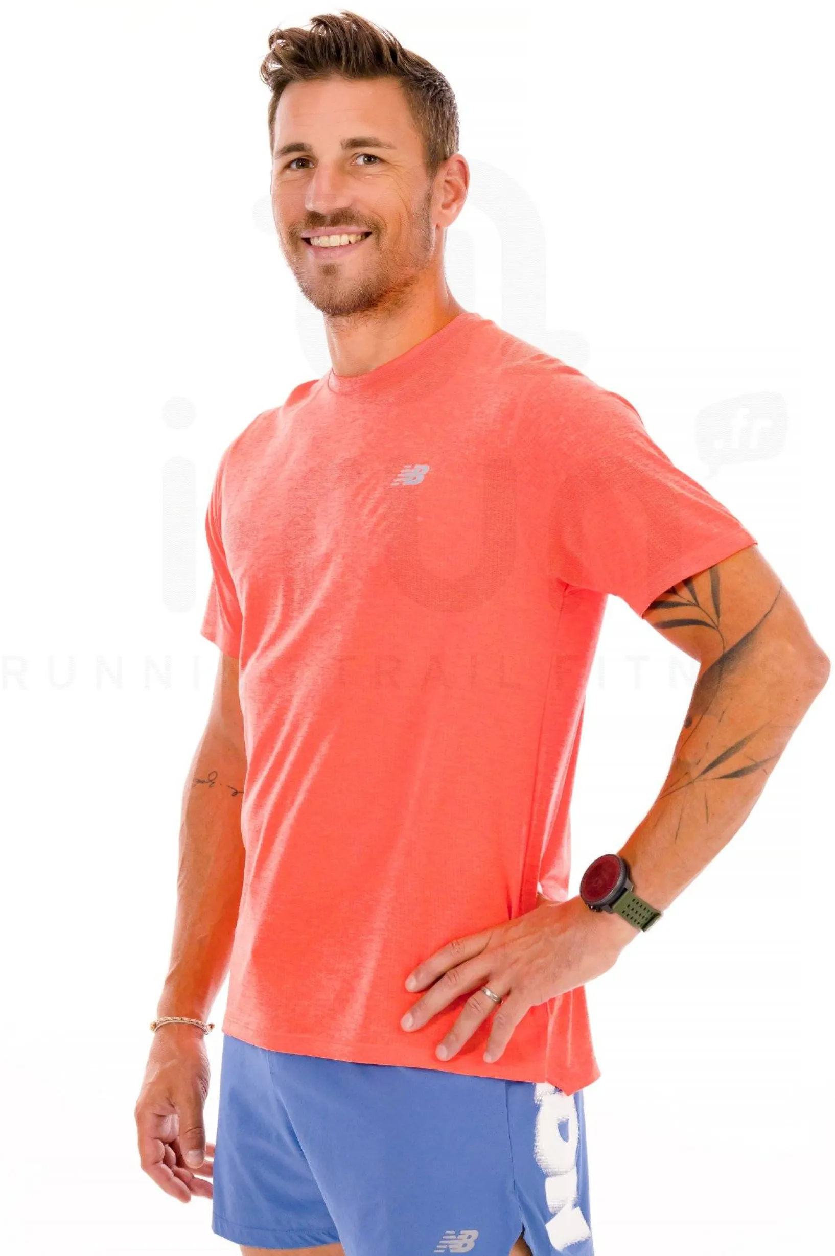 Homme New Balance Manches Courtes^Athletics