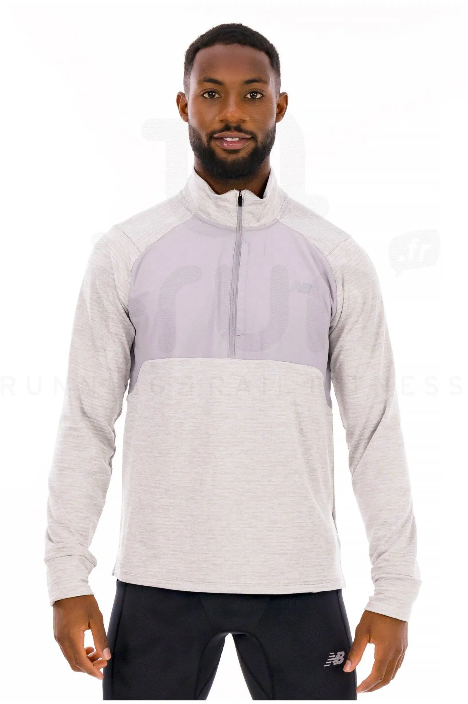 Homme New Balance Manches Longues^Athletics Heat Grid