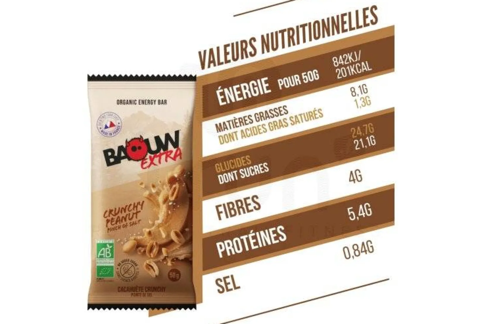 Baouw Barres^Barre énergétique bio Extra