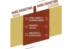 Baouw Barres^Barre énergétique bio Extra - Vanille - Macadamia