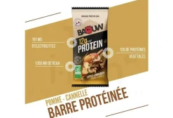 Baouw Protéines / Récupération^Barre protéinée bio