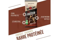 Baouw Protéines / Récupération^Barre protéinée bio