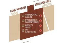 Baouw Protéines / Récupération^Barre protéinée bio
