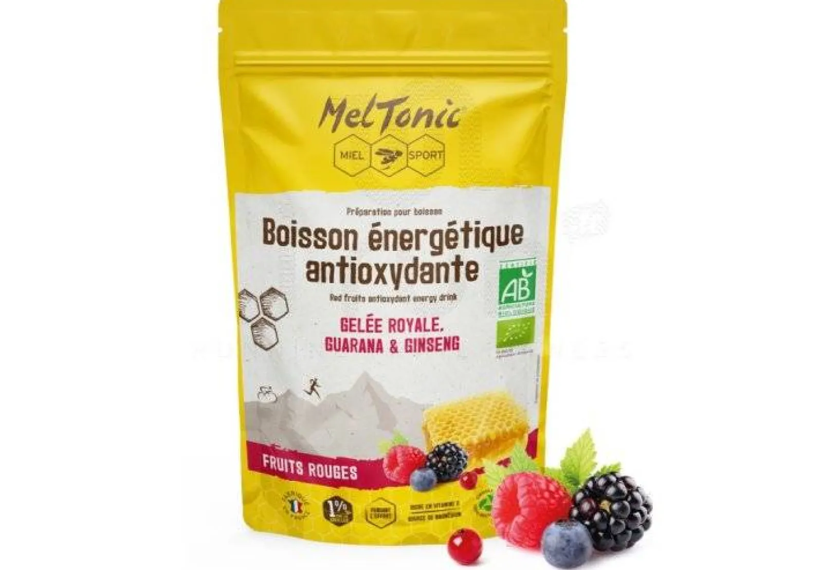 MelTonic Boissons^Boisson Énergétique Antioxydante Bio 700g - Fruits rouges