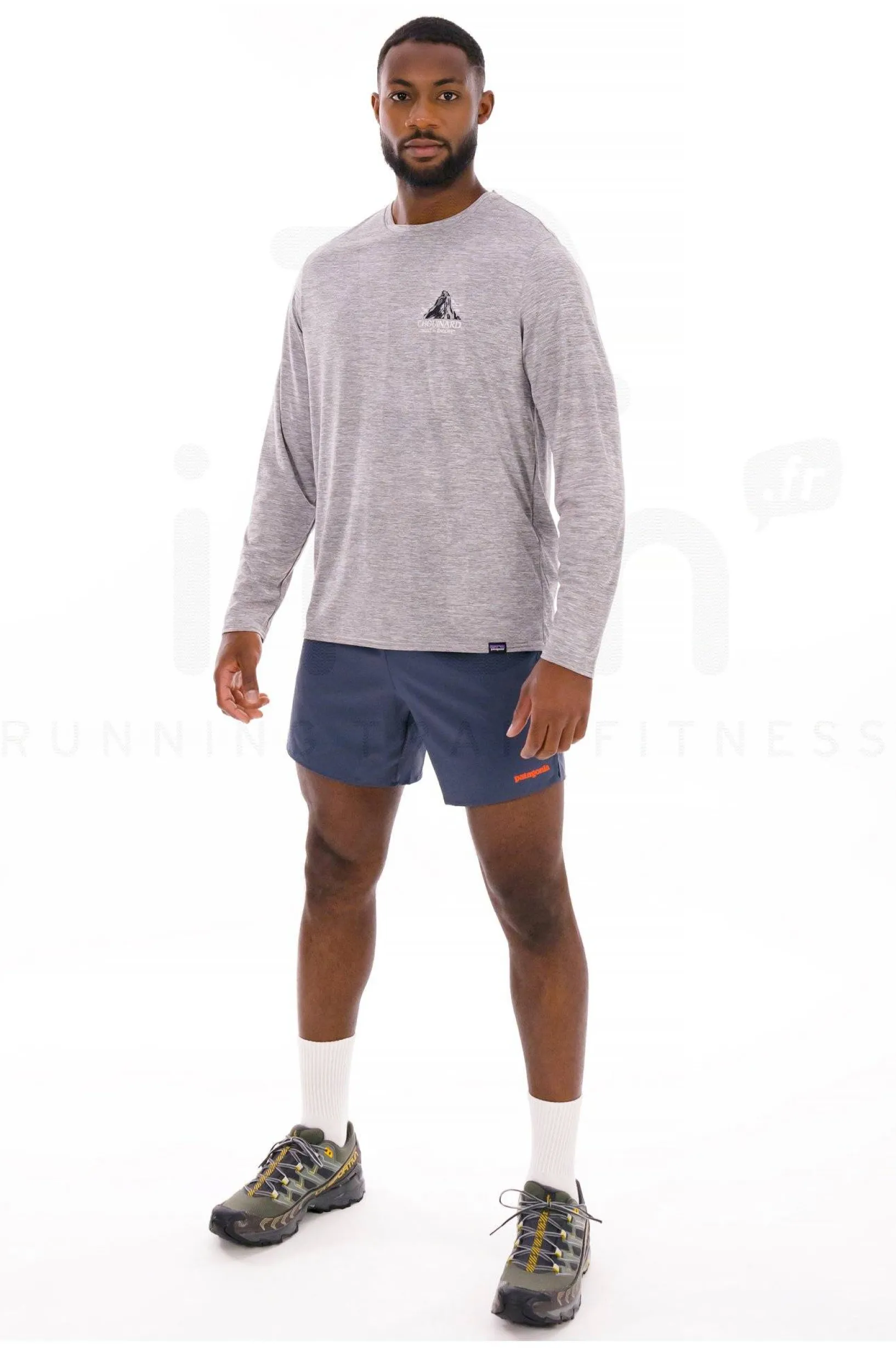 Homme Patagonia Manches Longues^Capilene Cool Daily Graphic