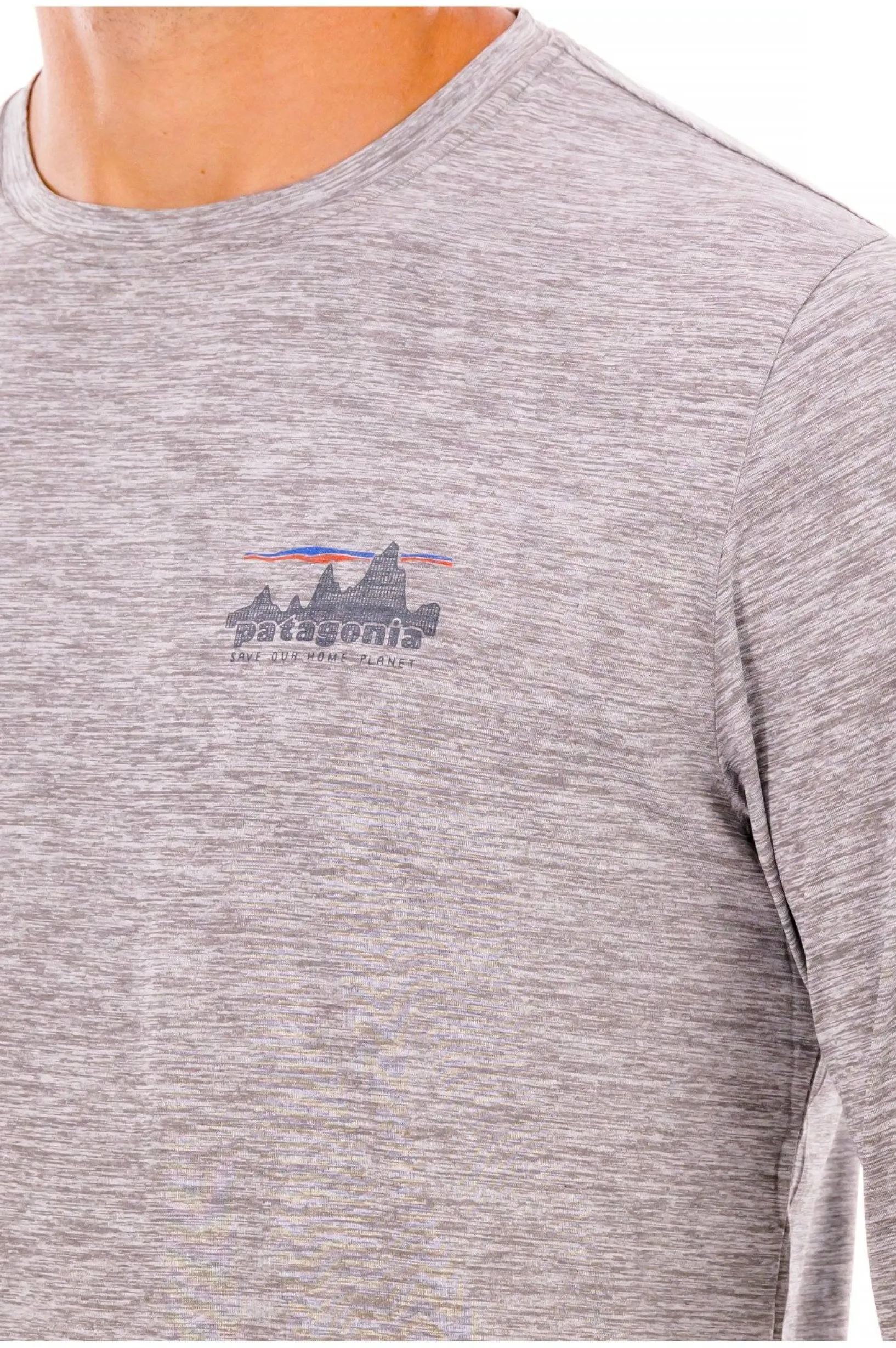 Homme Patagonia Manches Longues^Capilene Cool Daily Graphic