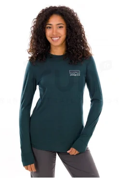 Femme Patagonia Manches Longues^Capilene Cool Merino Blend Graphic femme