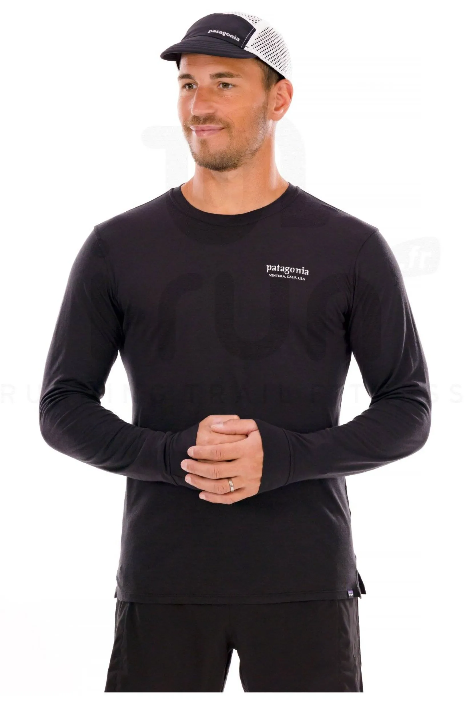 Homme Patagonia Manches Longues^Capilene Cool Merino Blend Graphic