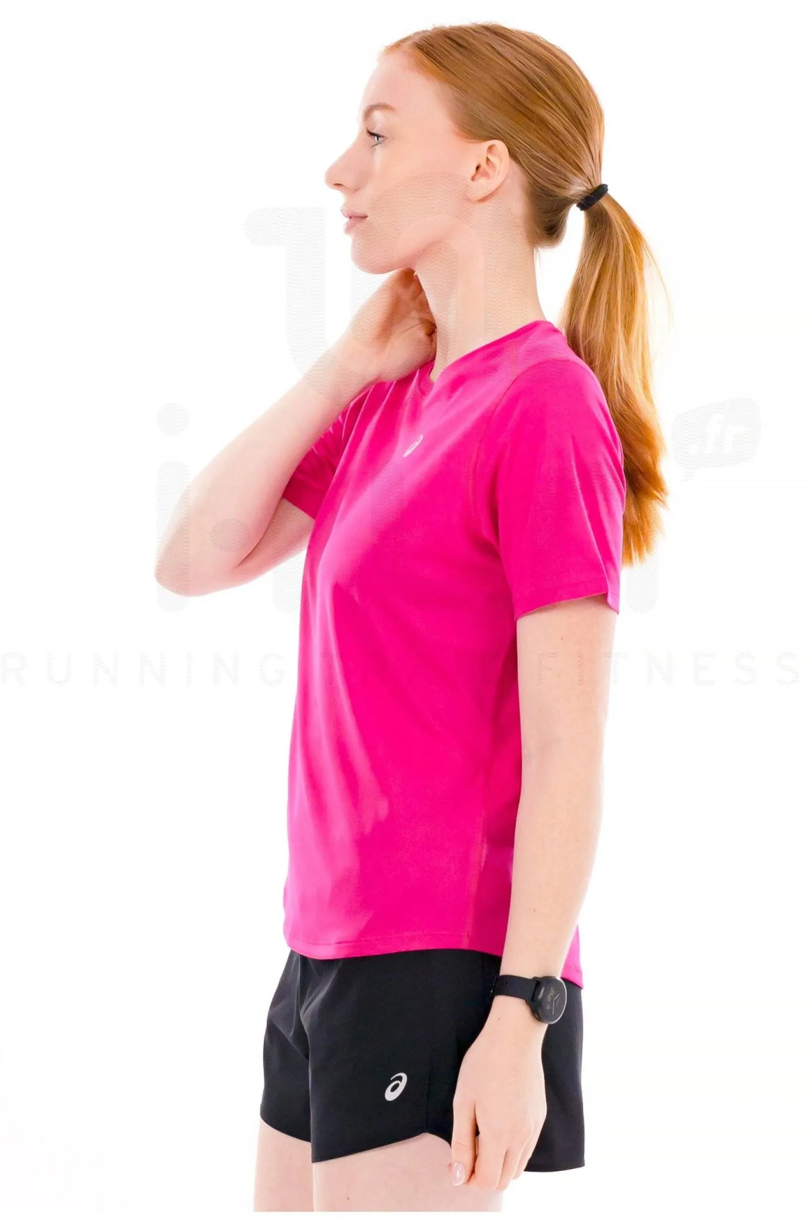 Femme Asics Manches Courtes^Core femme