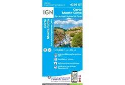 Carte IGN Cartes^Corte Monte Cinto 4250OT