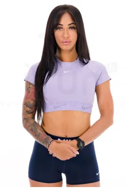 Femme Nike Manches Courtes^Crop Pro GX femme