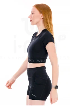 Femme Nike Manches Courtes^Crop Pro GX femme