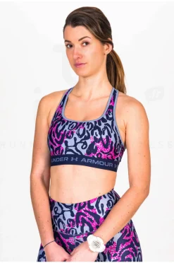 Femme Under Armour Brassières / Soutiens-Gorge^Crossback Mid Print femme