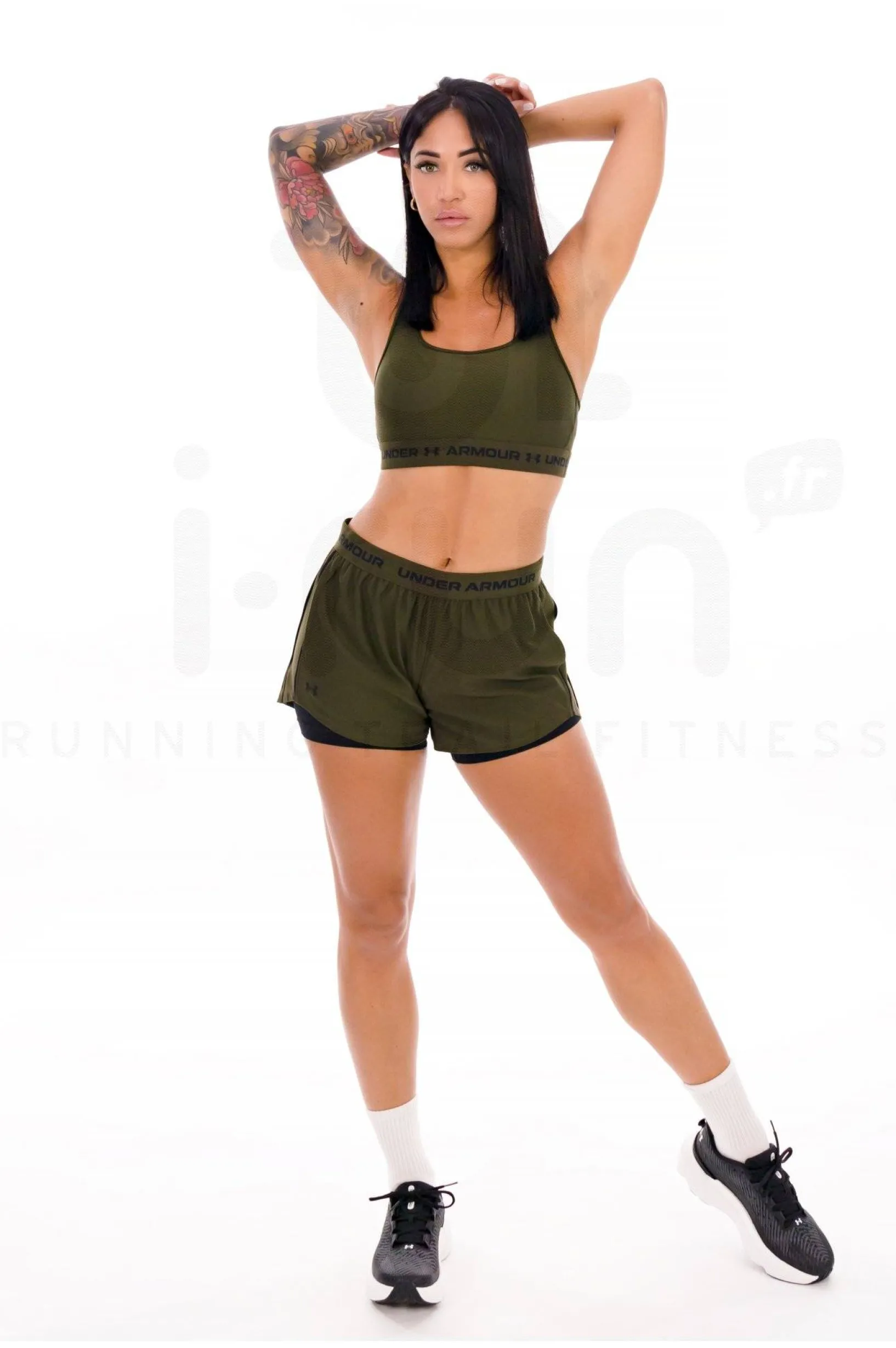 Femme Under Armour Brassières / Soutiens-Gorge^Crossback Mid Sports femme