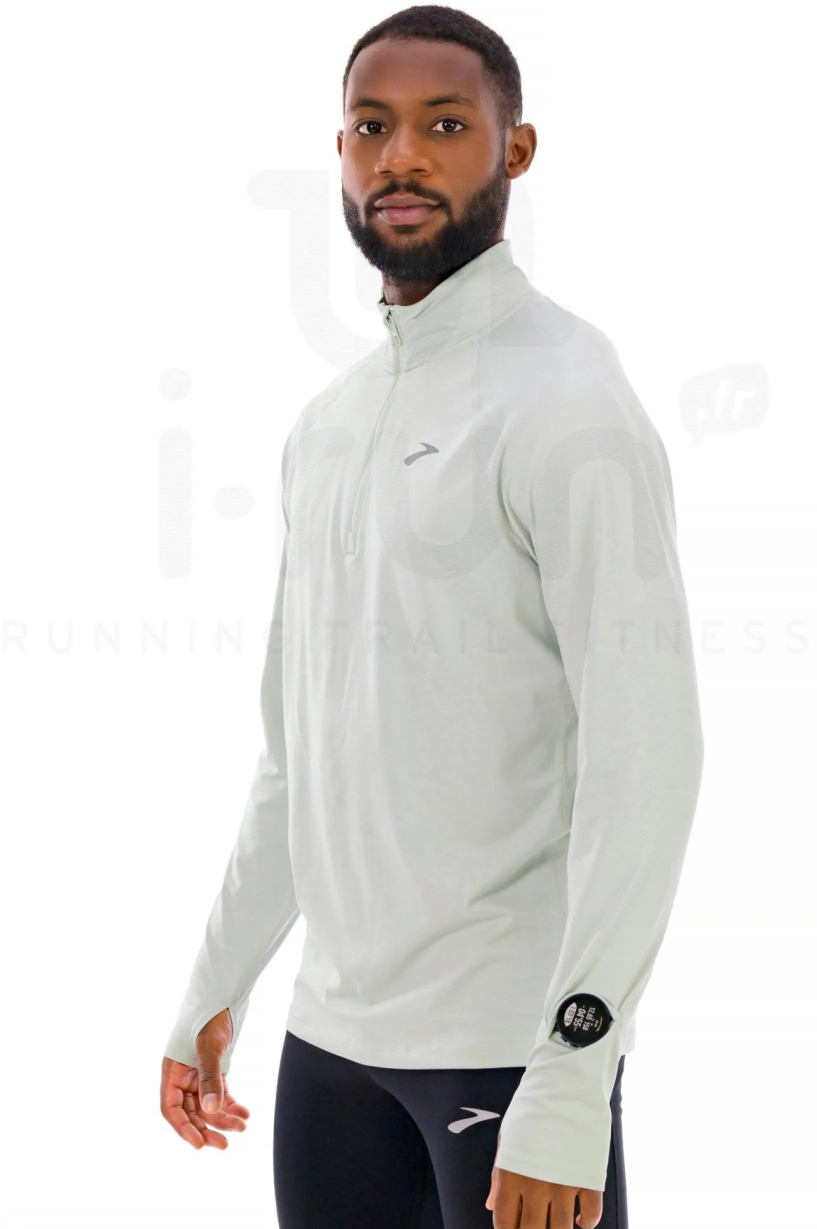 Homme Brooks Manches Longues^Dash 1/4 Zip 3.0