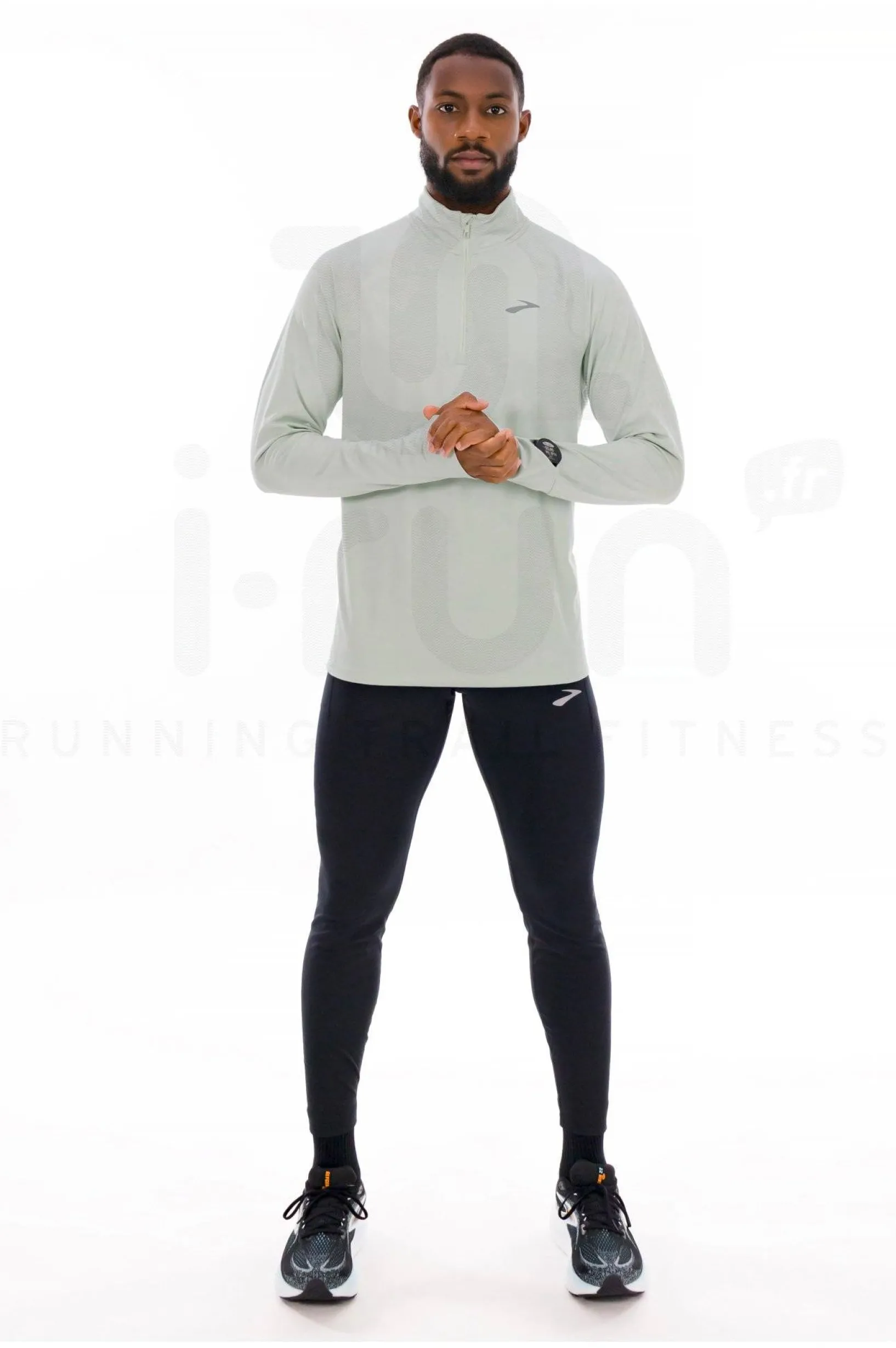 Homme Brooks Manches Longues^Dash 1/4 Zip 3.0