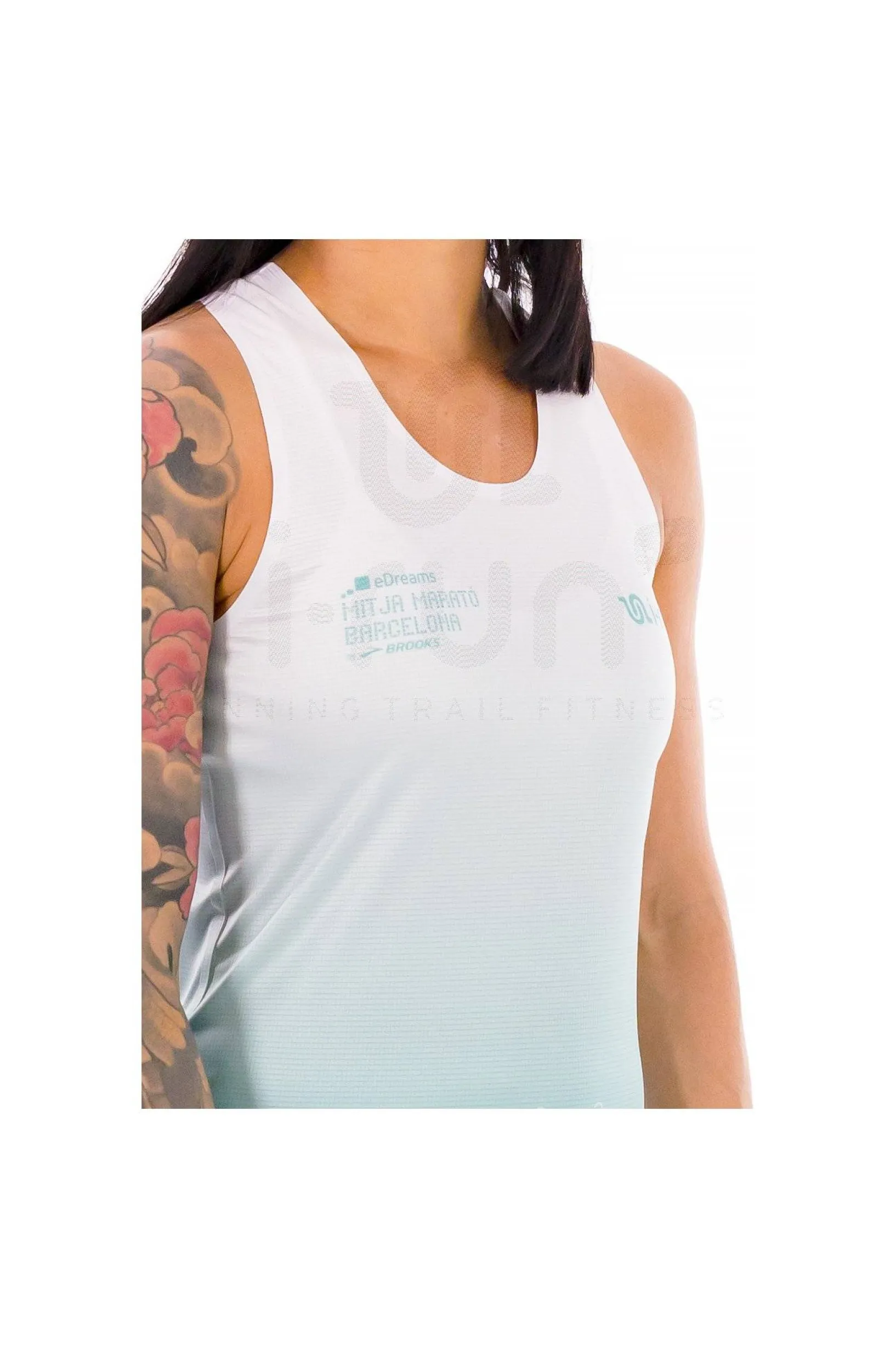 Femme i-run.fr Débardeurs^Débardeur Semi de Barcelone femme