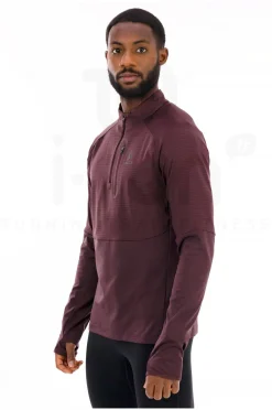 Homme Odlo Manches Longues^Descent Ceramiwarm 1/2 Zip