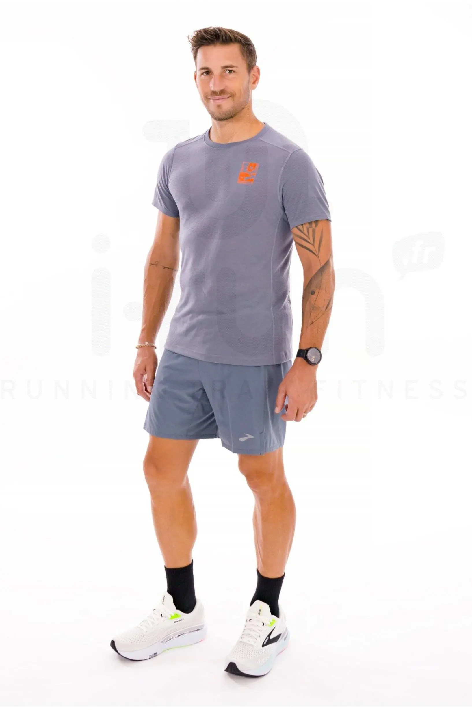 Homme Brooks Manches Courtes^Distance 3.0