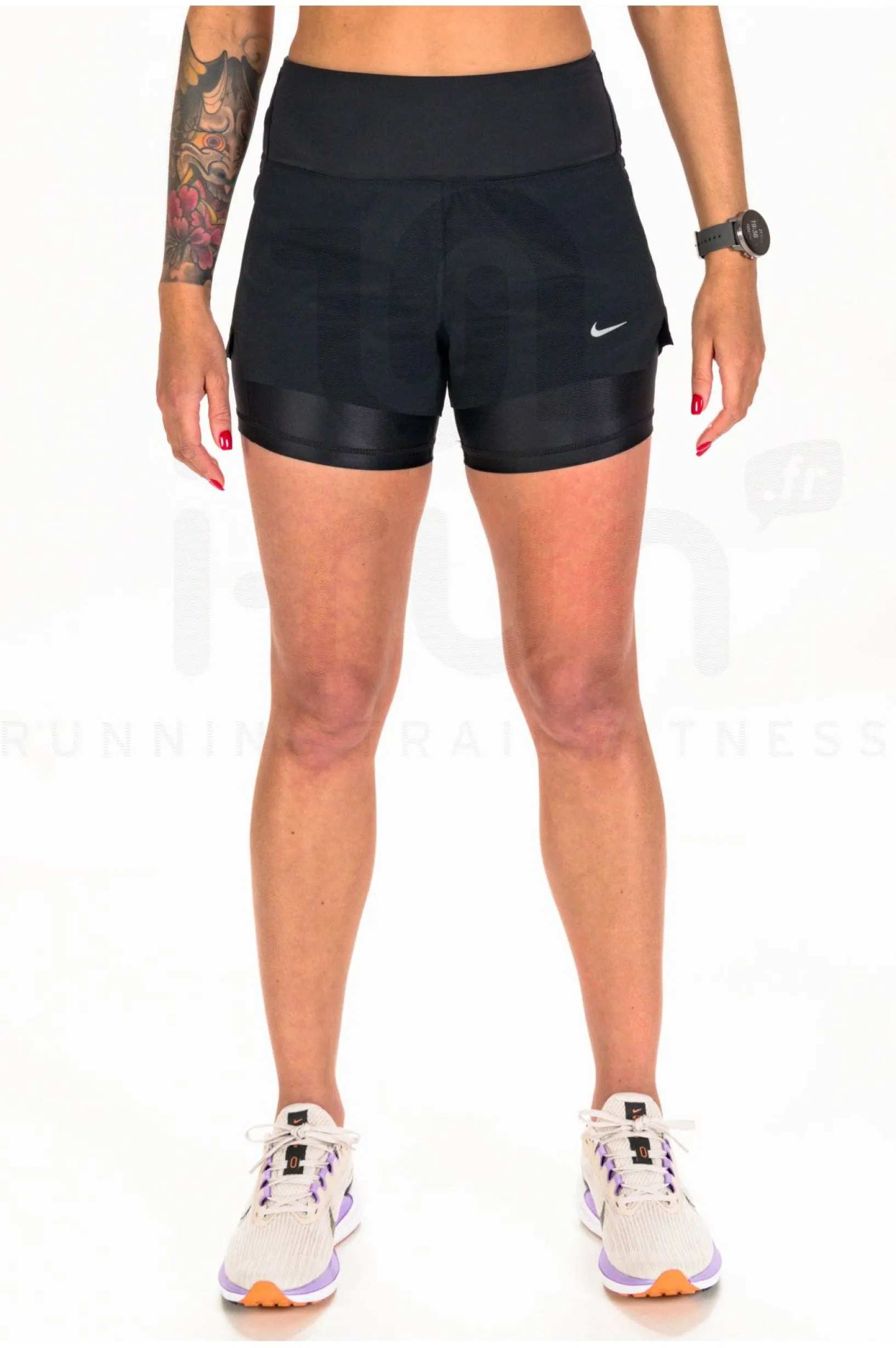 Femme Nike Shorts / Cuissards / Jupes^Dri-Fit Swift 2 en 1 W femme