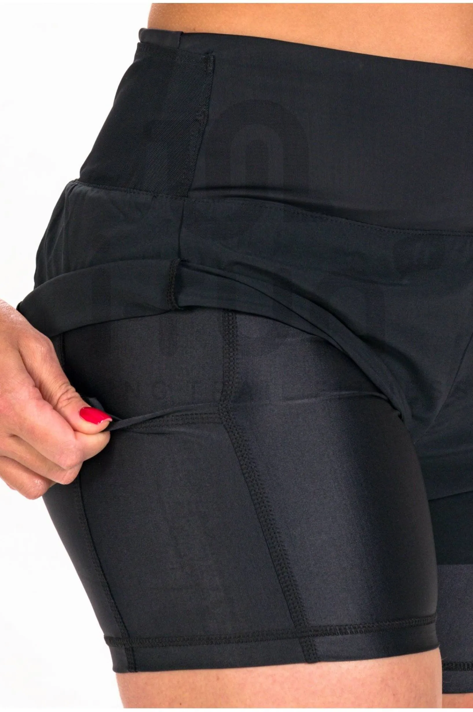 Femme Nike Shorts / Cuissards / Jupes^Dri-Fit Swift 2 en 1 W femme