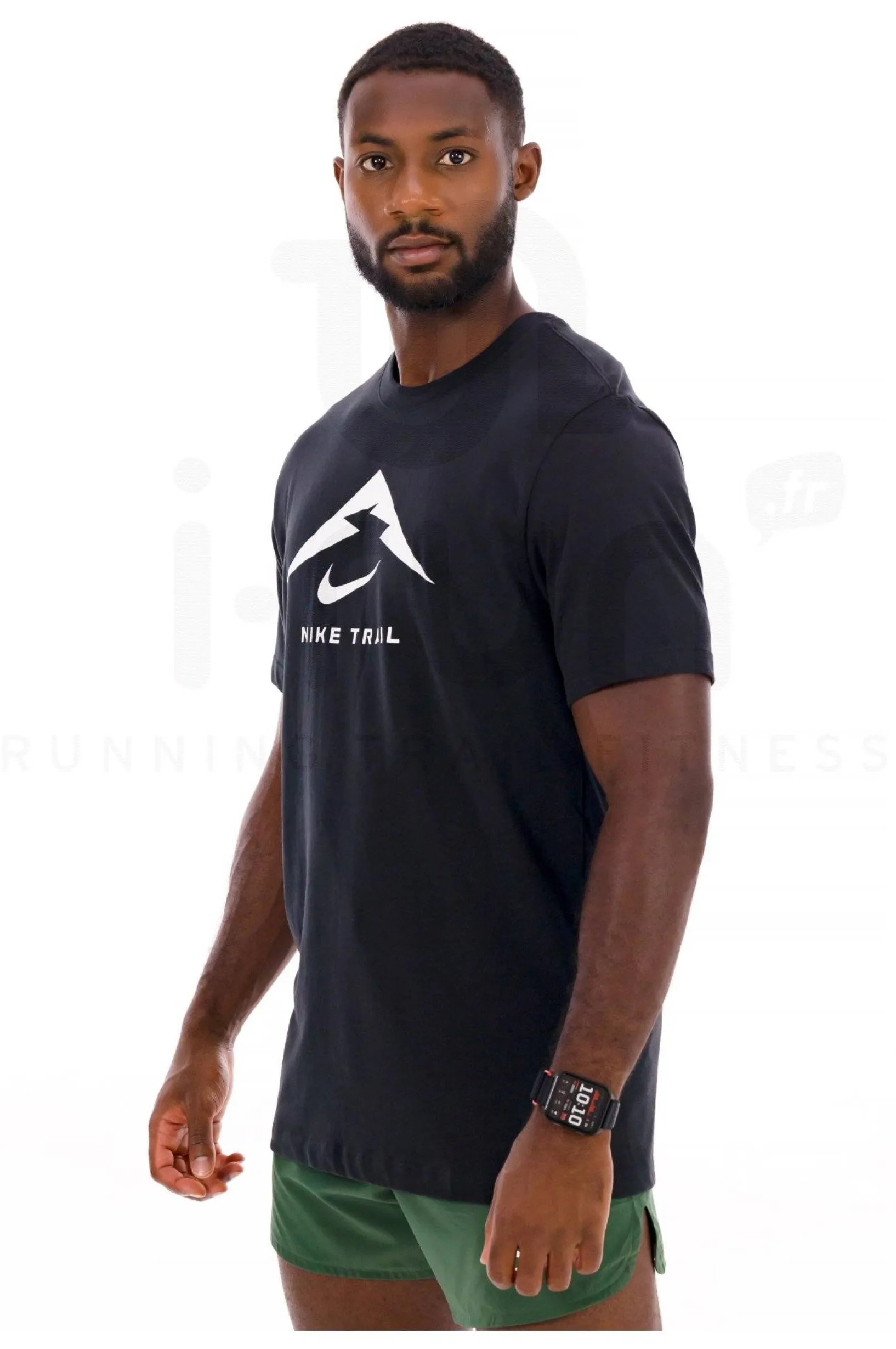 Homme Nike Manches Courtes^Dry Trail logo