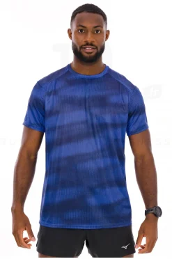 Homme Mizuno Manches Courtes^DryAeroFlow Graphic