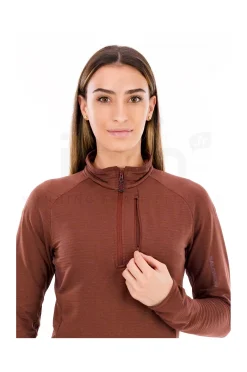 Femme Salomon Manches Longues^Essential Lightwarm 1/4 zip femme