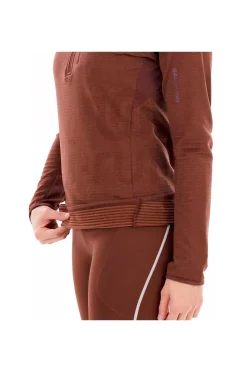 Femme Salomon Manches Longues^Essential Lightwarm 1/4 zip femme