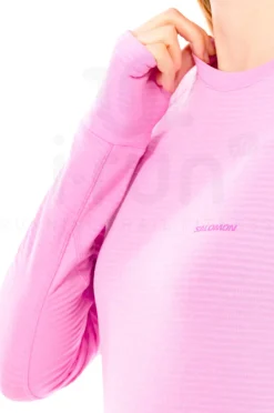 Femme Salomon Manches Longues^Essential Lightwarm Crew Neck femme