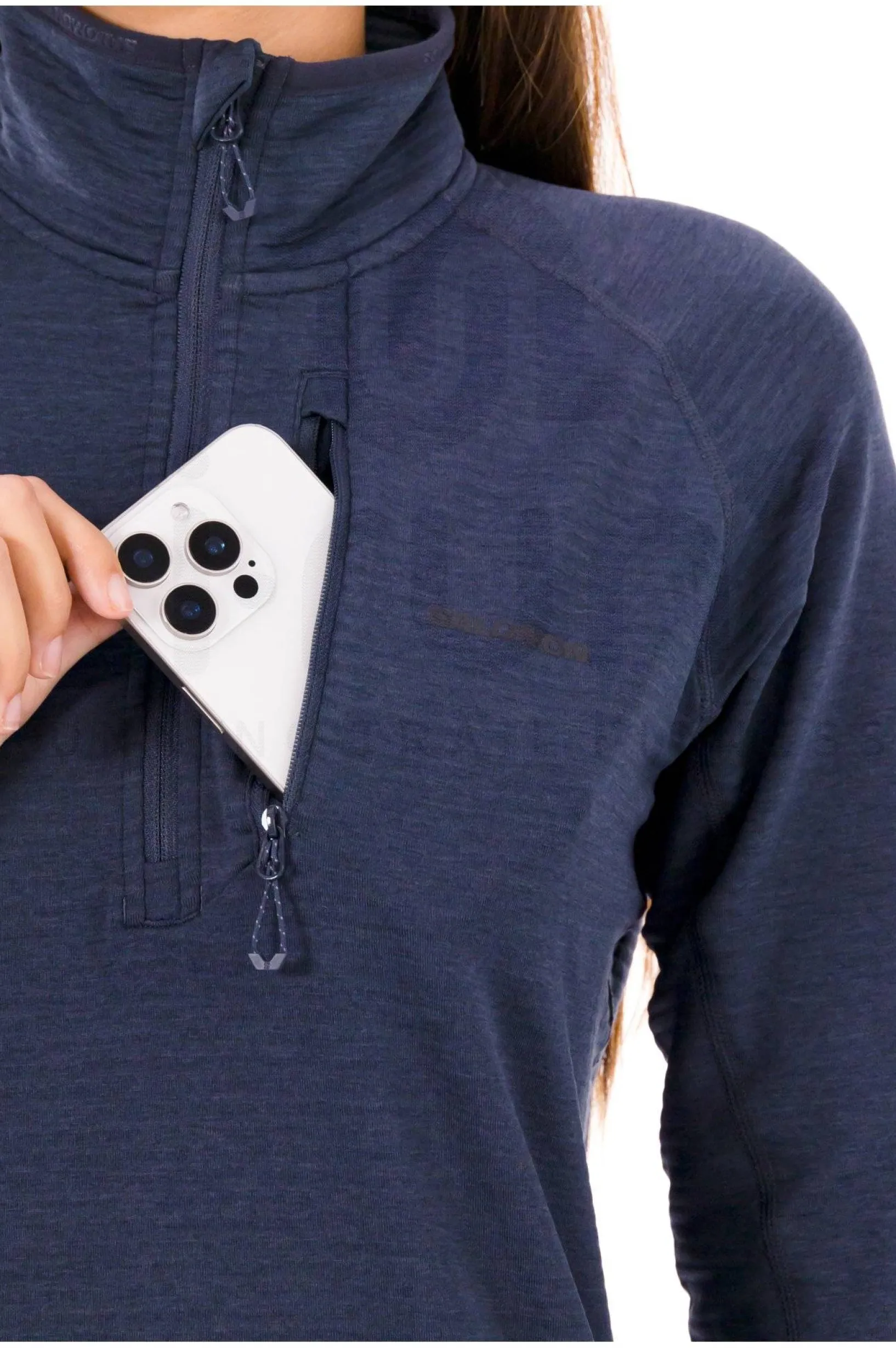 Femme Salomon Manches Longues^Essential Lightwarm femme