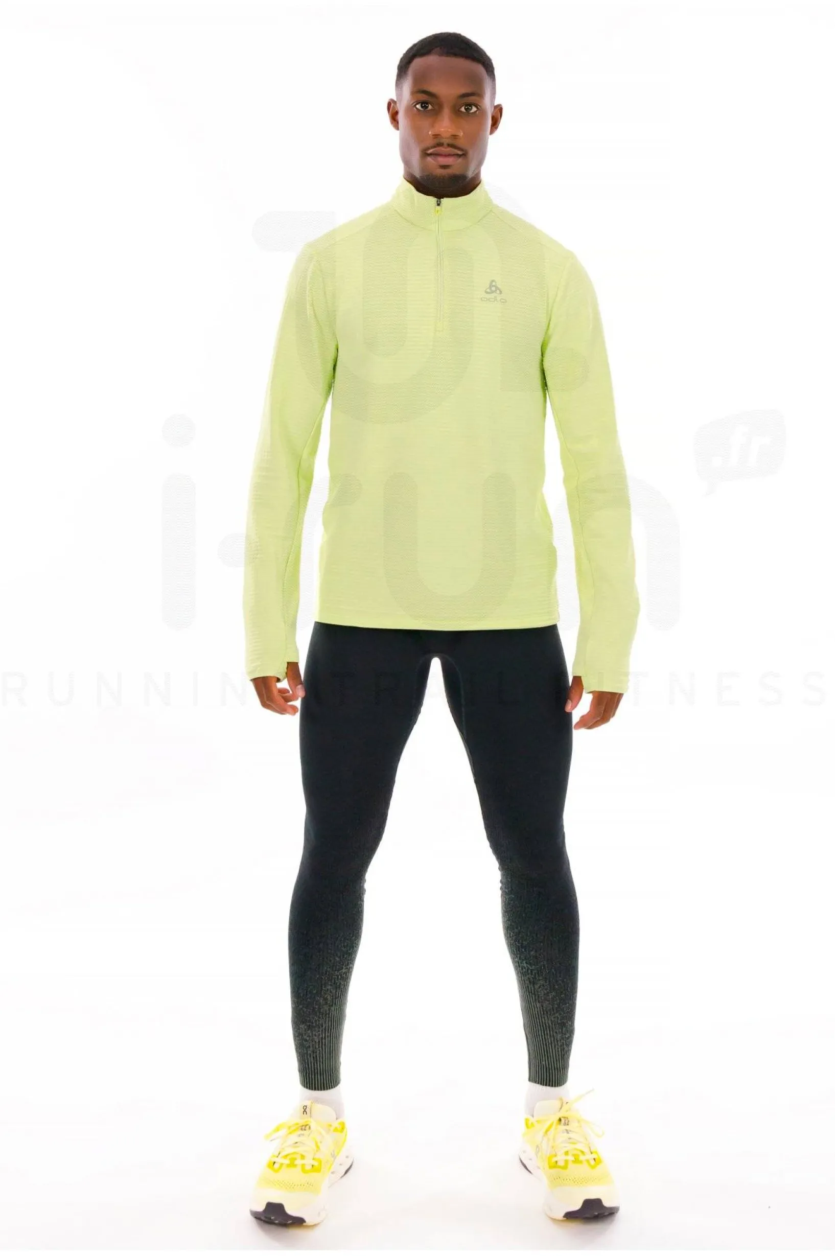 Homme Odlo Manches Longues^Essential Thermal 1/2 Zip