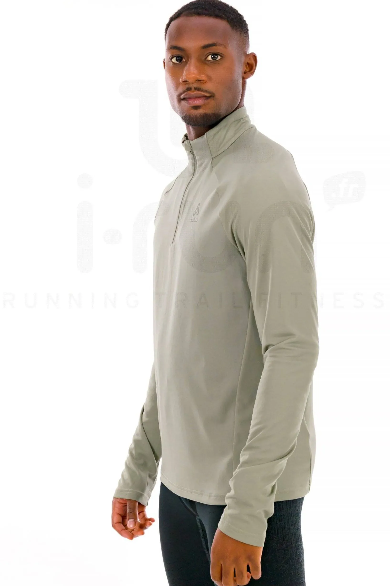Homme Odlo Manches Longues^Essentials Ceramiwarm 1/2 Zip