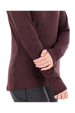 Femme Odlo Manches Longues^Essentials Ceramiwarm 1/2 Zip femme